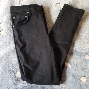 Agolde High Rise Skinny Jean - Sz 28 - Black